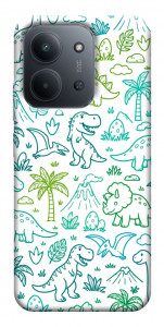 Чехол Dino pattern для Xiaomi Redmi 15C (Europe version)