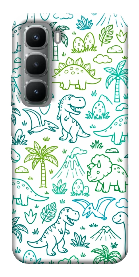 Чехол Dino pattern для Infinix Hot 60 Pro+