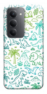 Чохол Dino pattern для Xiaomi Redmi 15 (Europe version)