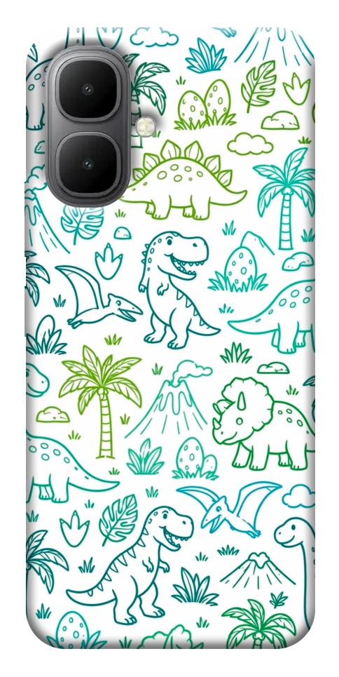 Чехол Dino pattern для Infinix Smart 10