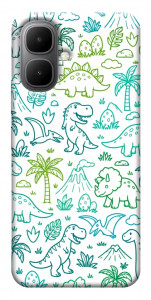 Чехол Dino pattern для Infinix Smart 10