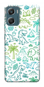 Чехол Dino pattern для Motorola Moto G06