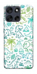 Чохол Dino pattern для Motorola Moto G56 5G