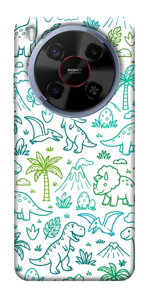 Чохол Dino pattern для ZTE Nubia V70 Max