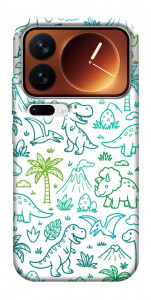 Чехол Dino pattern для Xiaomi 17 Pro Max