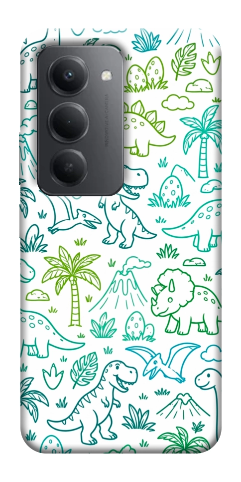 Чохол Dino pattern для Xiaomi Redmi 15 (Global)