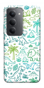 Чехол Dino pattern для Xiaomi Redmi 15 4G (Global)