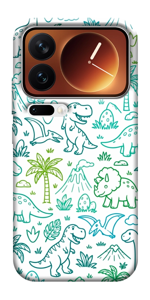 Чехол Dino pattern для Xiaomi 17 Pro
