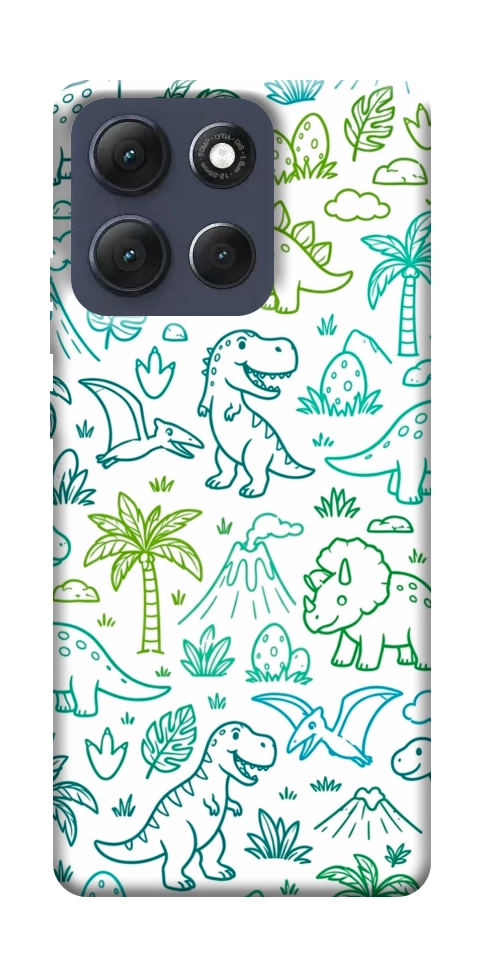 Чохол Dino pattern для Motorola Moto G86 Power
