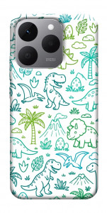 Чохол Dino pattern для Realme 15T