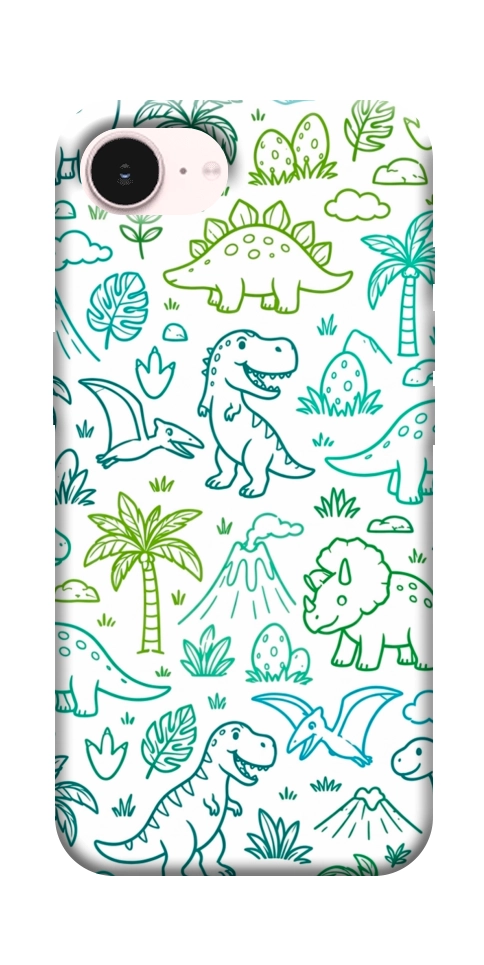 Чехол Dino pattern для iPhone 17e