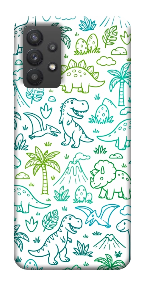 Чехол Dino pattern для Galaxy A32 5G