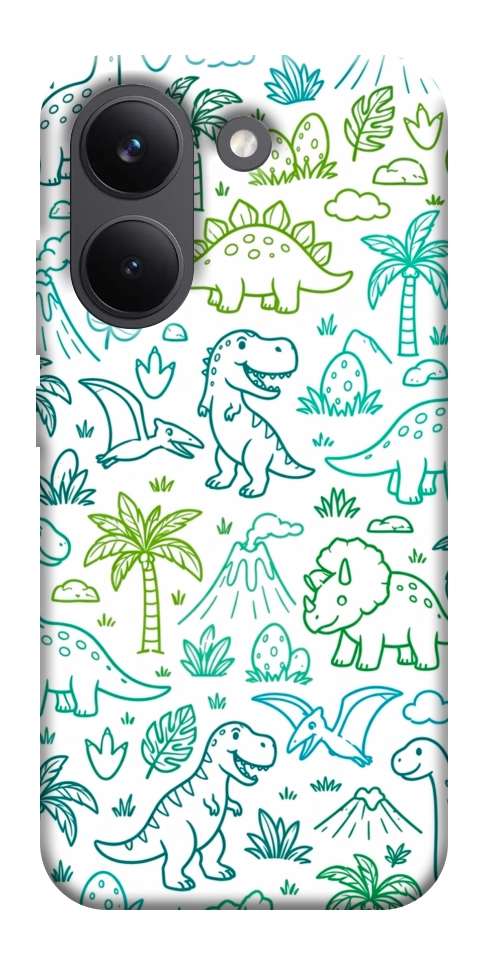 Чехол Dino pattern для Xiaomi Poco X8 Pro