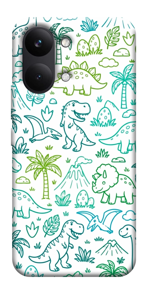 Чехол Dino pattern для Xiaomi Poco X8 Pro Max