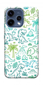 Чехол Dino pattern для Oppo Reno 15