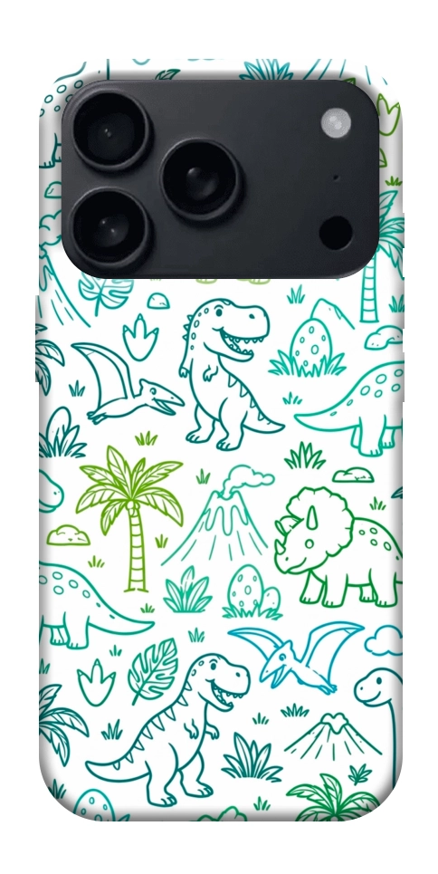 Чехол Dino pattern для iPhone 18 Pro