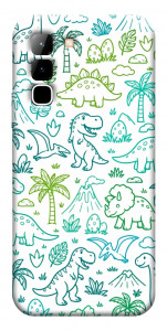 Чохол Dino pattern для Infinix Hot 70
