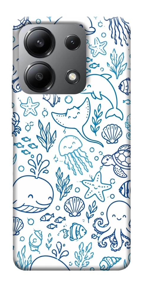 Чехол Sea pattern для Xiaomi Redmi Note 13 4G