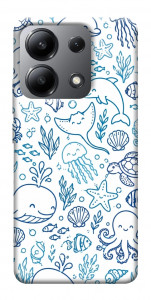 Чехол Sea pattern для Xiaomi Redmi Note 13 4G