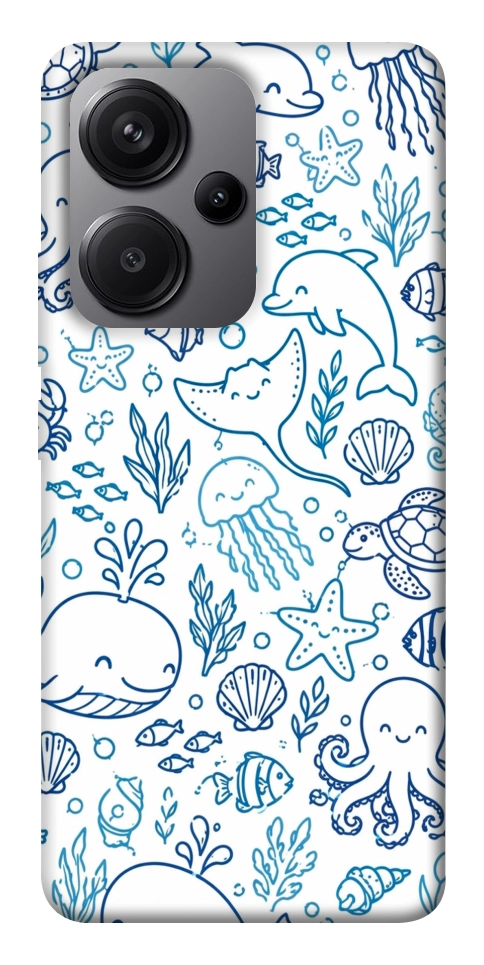 Чохол Sea pattern для Xiaomi Redmi Note 13 Pro+