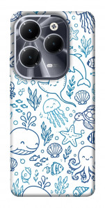 Чохол Sea pattern для Infinix Hot 40 Pro