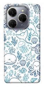 Чохол Sea pattern для TECNO Spark 20 Pro