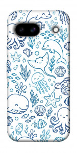 Чехол Sea pattern для Google Pixel 8a