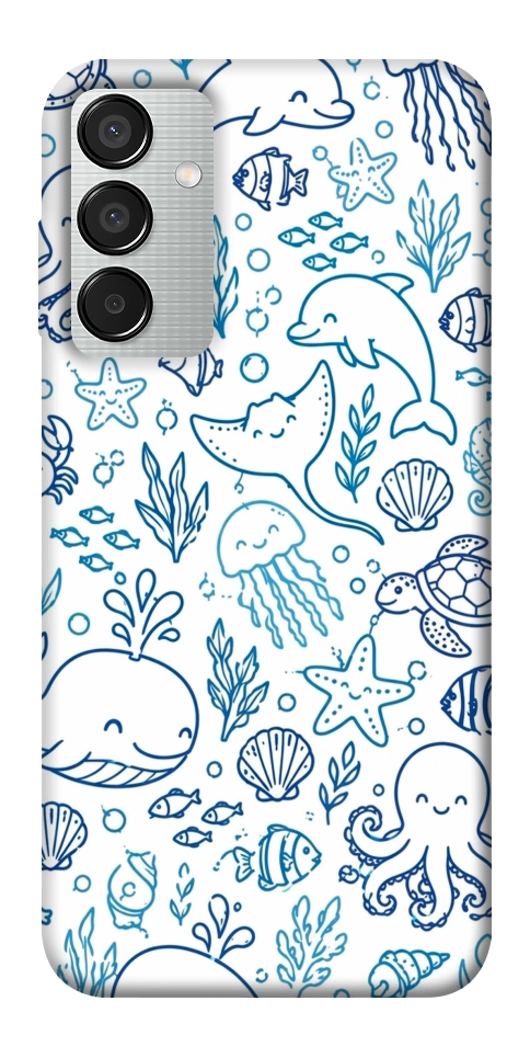 Чехол Sea pattern для Galaxy M15 5G