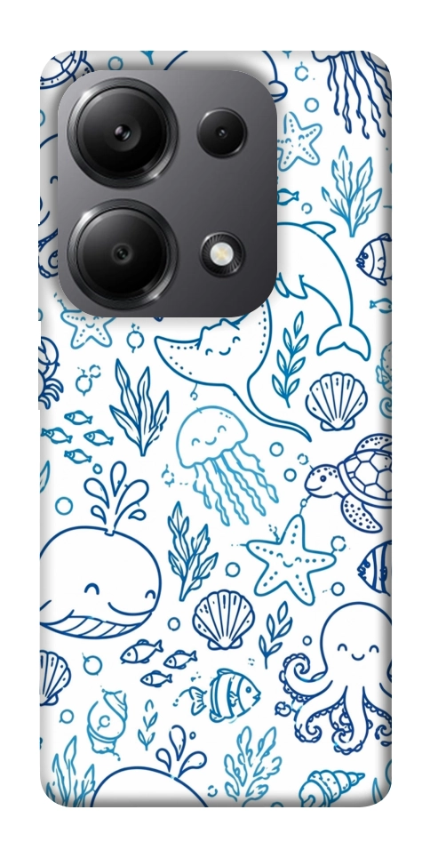 Чохол Sea pattern для Xiaomi Redmi Note 13 Pro 5G