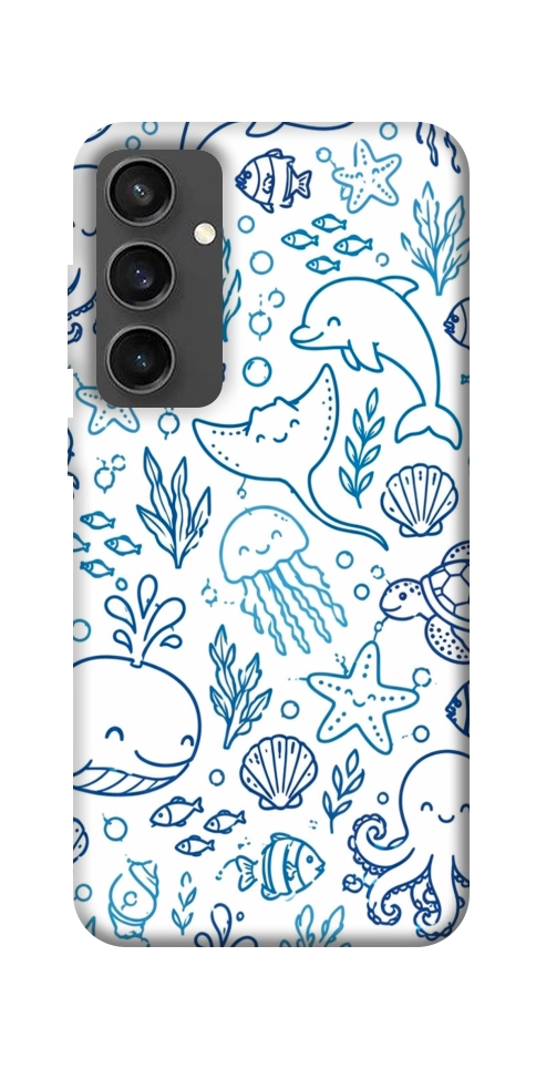 Чехол Sea pattern для Galaxy S24 FE