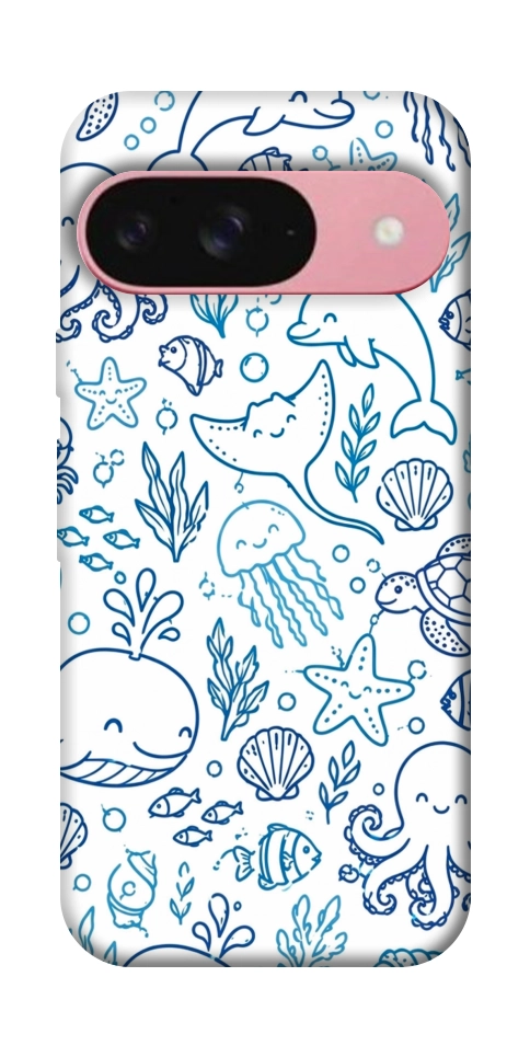 Чохол Sea pattern для Google Pixel 9