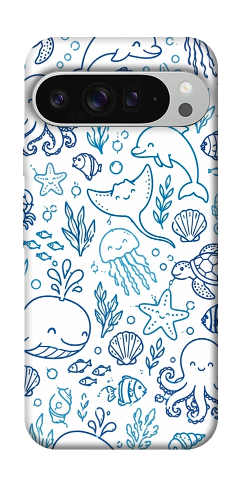 Чехол Sea pattern для Google Pixel 9 Pro XL