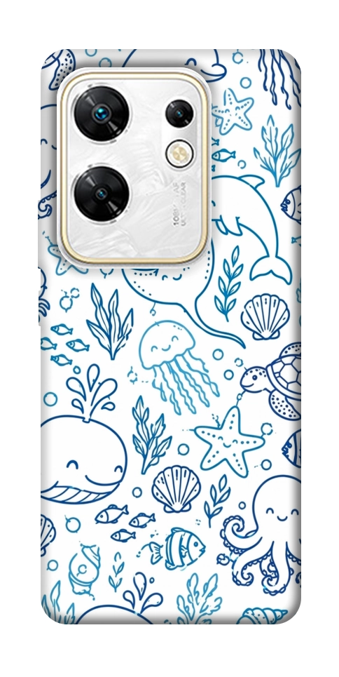 Чохол Sea pattern для Infinix Zero 30 4G