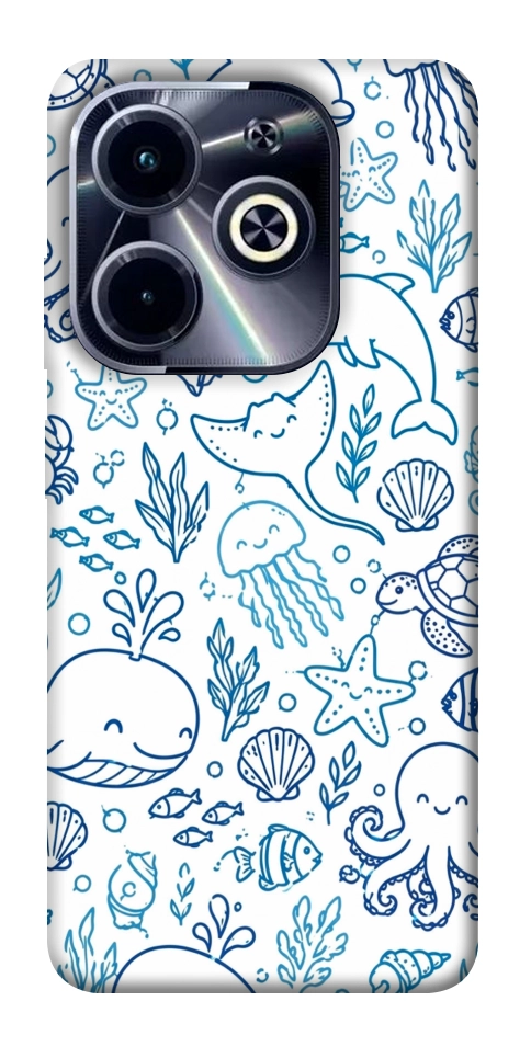 Чехол Sea pattern для TECNO Spark 20
