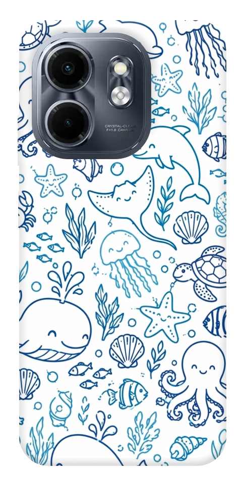 Чохол Sea pattern для Infinix Smart 9 4G
