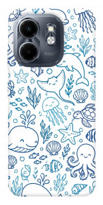 Чохол Sea pattern для Infinix Smart 9 4G
