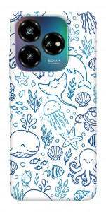 Чехол Sea pattern для ZTE Nubia V60