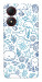 Чехол Sea pattern для ZTE Blade A34 4G