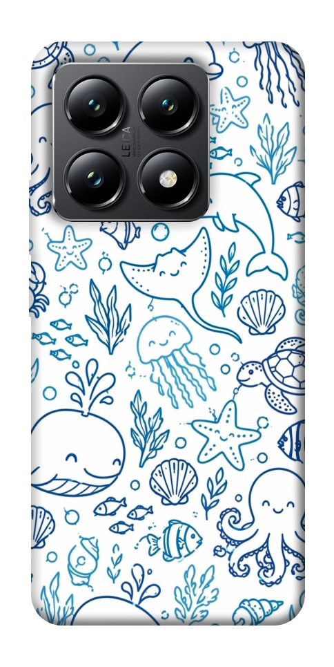 Чохол Sea pattern для Xiaomi 14T