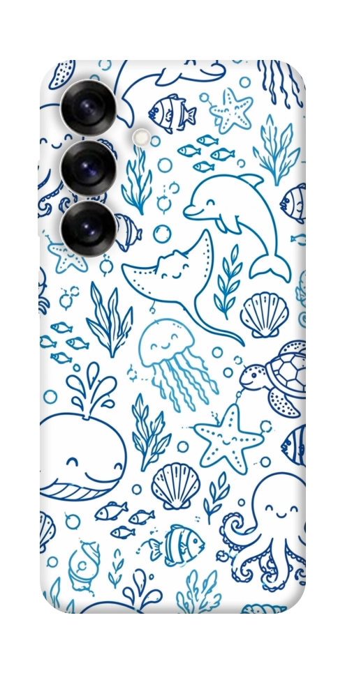 Чохол Sea pattern для Galaxy S25