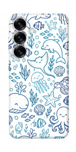 Чехол Sea pattern для Galaxy S25+