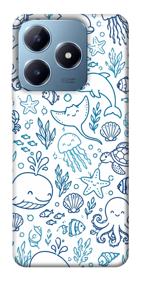 Чохол Sea pattern для Realme C63 4G