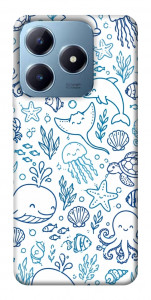 Чохол Sea pattern для Realme C63 4G