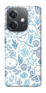 Чехол Sea pattern для Oppo А3х 4G