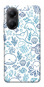 Чехол Sea pattern для Xiaomi Poco X7 Pro