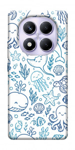 Чехол Sea pattern для Xiaomi Redmi Note 14 Pro 4G