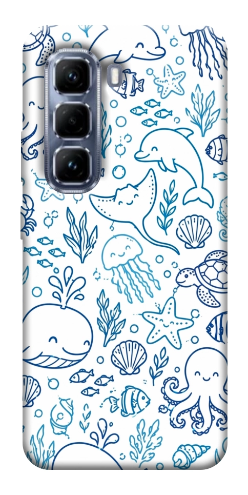 Чохол Sea pattern для Infinix Hot 50 Pro