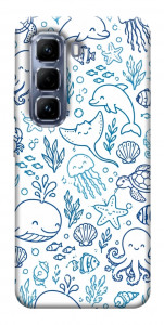 Чохол Sea pattern для Infinix Hot 50 Pro
