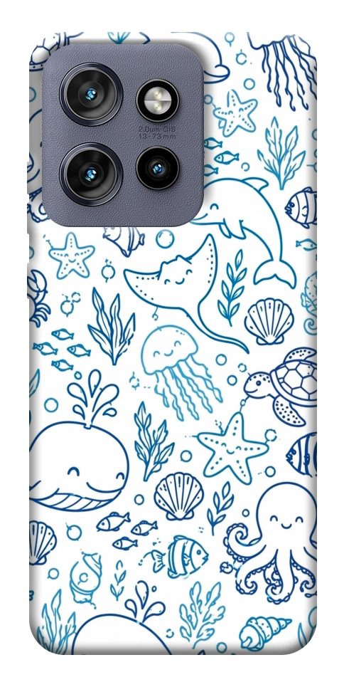 Чохол Sea pattern для Motorola Edge 50 Neo