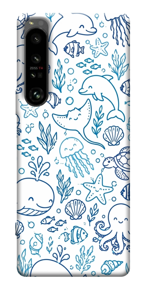 Чехол Sea pattern для Sony Xperia 1 IV